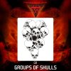 Airbrush sablon Group of skulls g8 mini