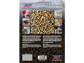 Airbrush šablóna- leopard