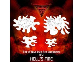 Șablon pentru aerograf True fire hf2 mid