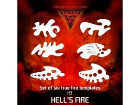 Șablon pentru aerograf True fire hf3 mid