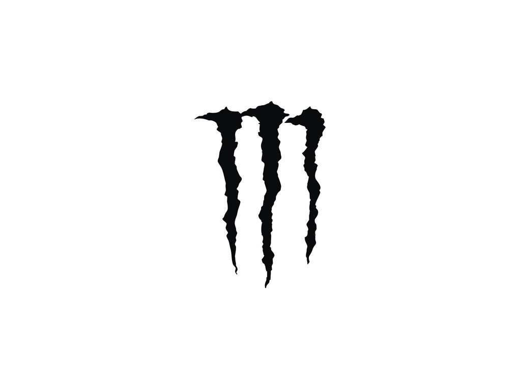 Monster на белом фоне