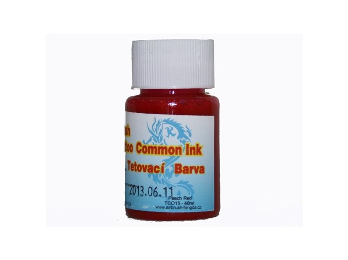 Airbrush tetovacia farba Fengda peach red 40 ml
