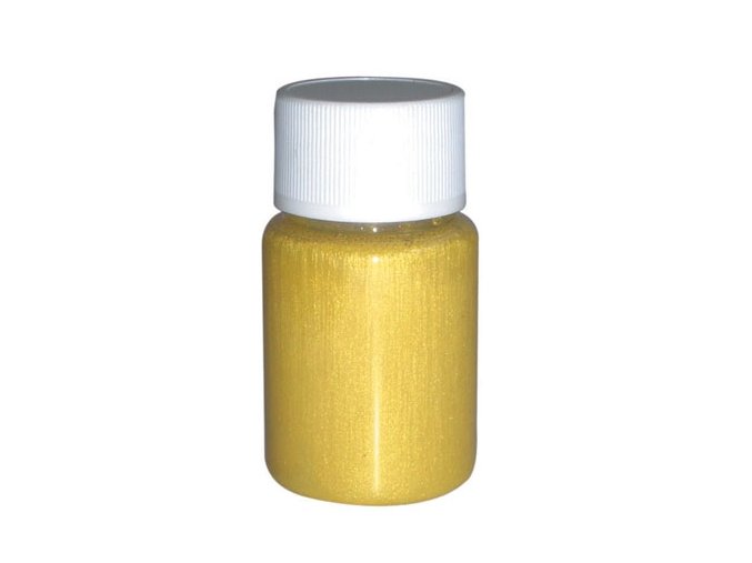 Airbrush tetovacia perleťová farba Fengda yellow 40 ml