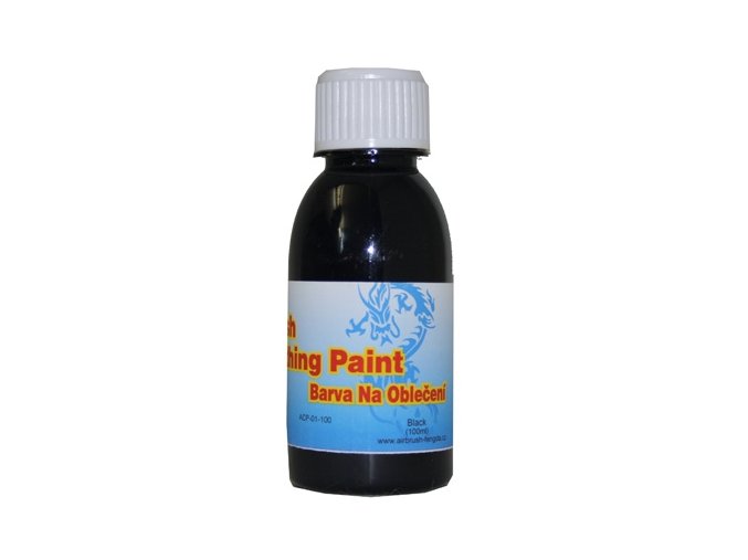 Airbrush farba na oblečenie Fengda black 100 ml