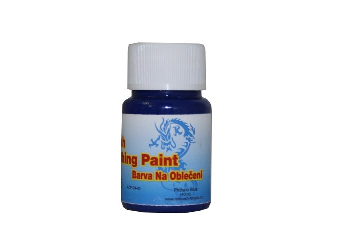 Airbrush farba na oblečenie Fengda phthalo blue 40 ml