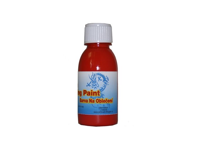 Airbrush farba na oblečenie Fengda vermilion 100 ml
