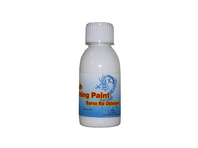 Airbrush farba na oblečenie Fengda white 100 ml
