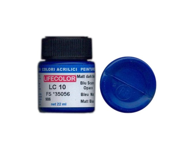 Farba LifeColor LC10 basic matt dark blue