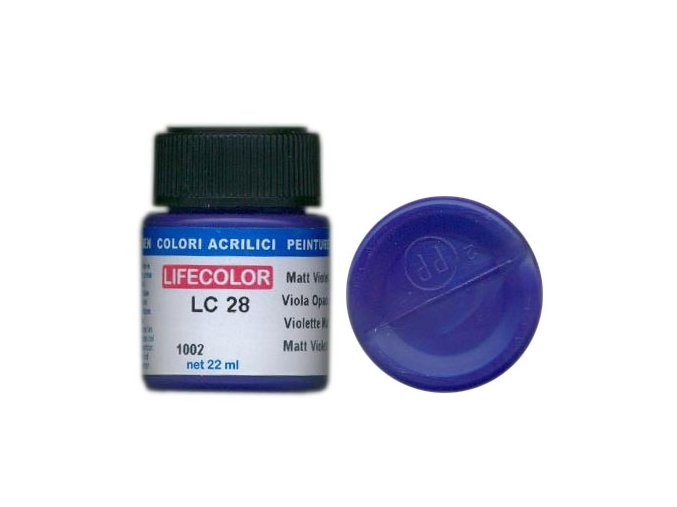 Farba LifeColor LC28 basic matt violet