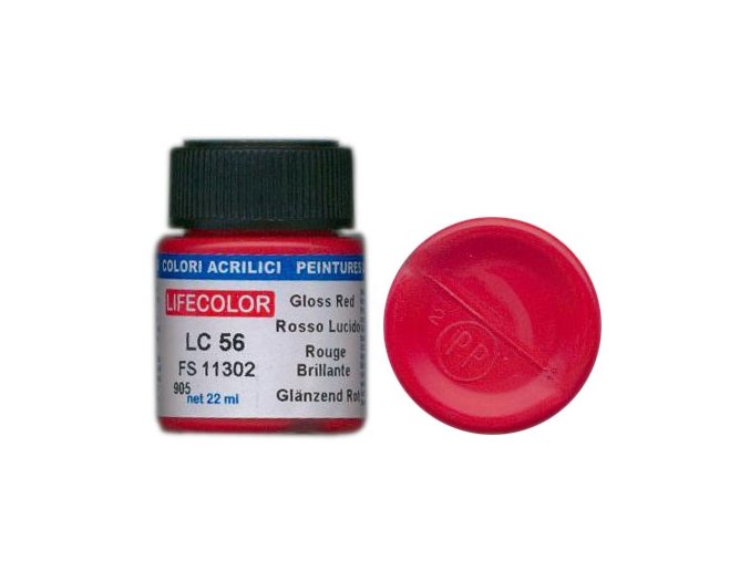 Farba LifeColor LC56 basic gloss red