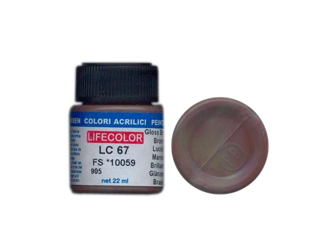 Farba LifeColor LC67 basic gloss brown