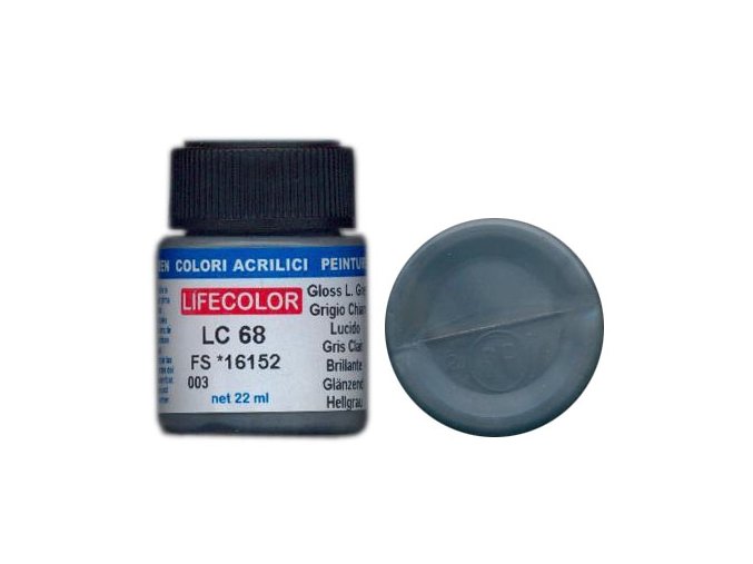 Farba LifeColor LC68 basic gloss light grey