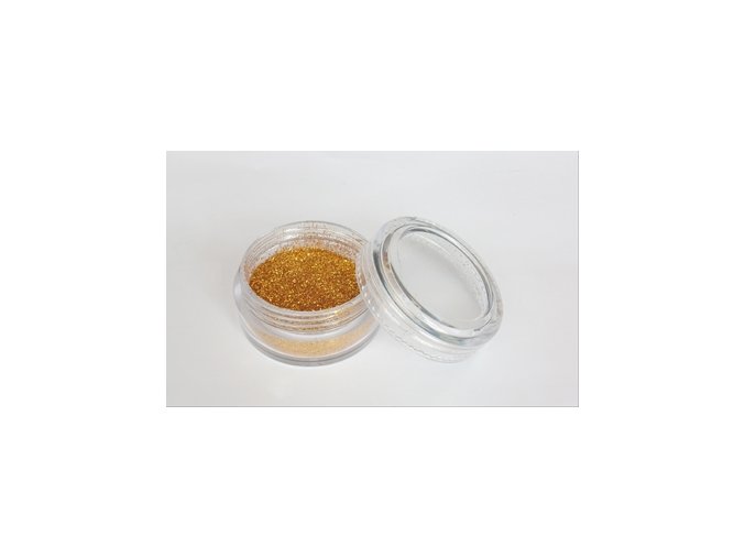Trblietavý prášok Fengda Glitter 1 / 128 golden 10 ml