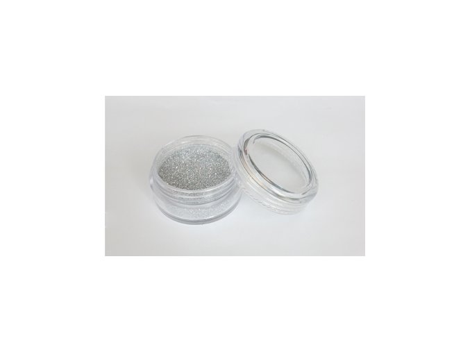 Trblietavý prášok Fengda Glitter 1 / 128 silver 10 ml