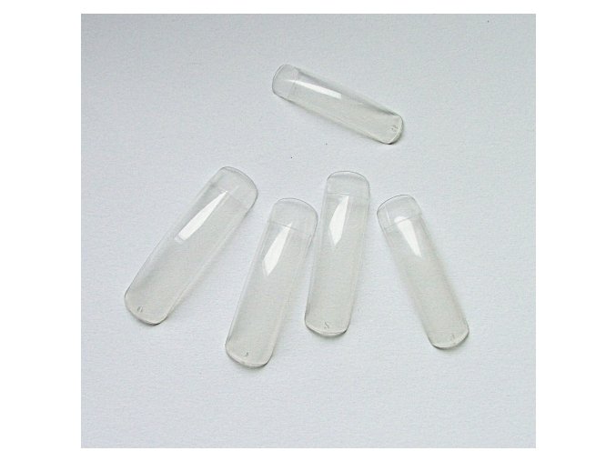 Tipy (NAIL TIPS) umelé nechty Fengda: Číre Veľké, 7 veľkostí - 20kusov celkom