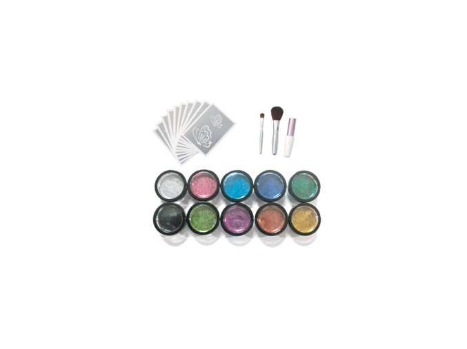 Trblietavá tetovacie sada Fengda Glitter 01