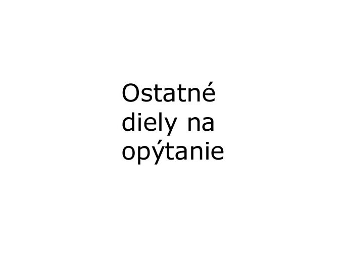 Ostatné diely