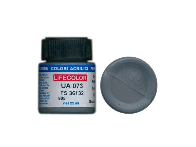 Barva LifeColor UA073 mimetic grey rim 75