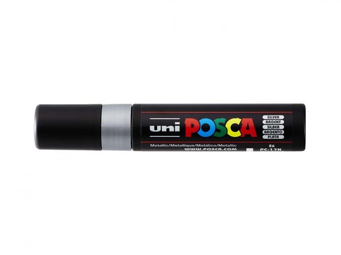 135914 9 pc 17k akrylovy popisovac posca silver