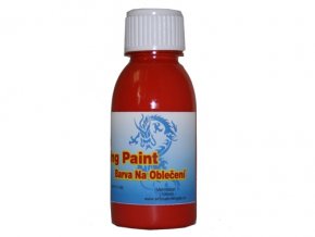 Airbrush farba na oblečenie Fengda vermilion 100 ml