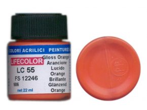 Farba LifeColor LC55 basic gloss orange