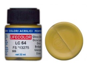 Farba LifeColor LC64 basic gloss ochre