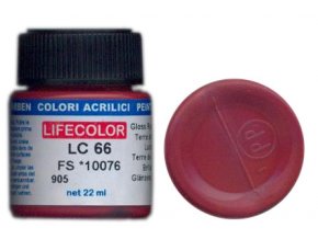 Farba LifeColor LC66 basic gloss raw siena  Farba