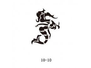 Šablóna pre trblietavé tetovanie Fengda  10-10