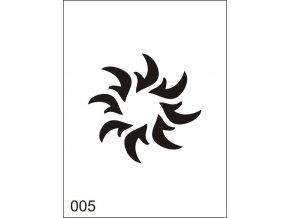Airbrush tetovacia šablona pre jednorazové použitie M005