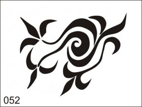 Airbrush tetovacia šablona pre jednorazové použitie M052