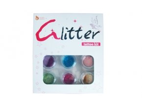 Trblietavá tetovacie sada Fengda Glitter 03