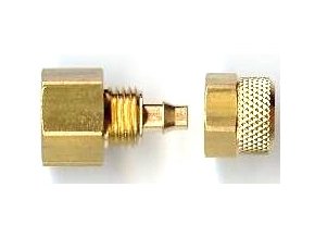 G1/8 konektor pre 4x6mm hadicu (opletaná i transparentná)