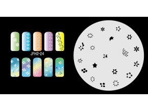 Šablona na nechty (airbrush nail art) Fengda JFH02-024