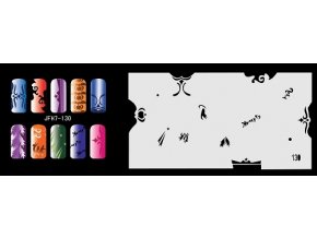 Šablona na nechty (airbrush nail art) Fengda  JFH07-130