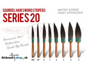 MACK Sword Striper PINSTRIPING BRUSH 20-00,0,1 SET OF 3 