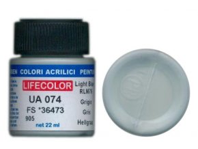 Barva LifeColor UA074 mimetic light blue rim 76