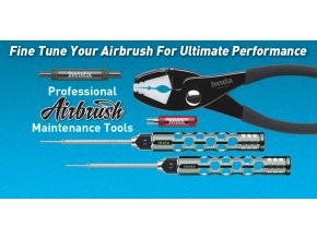 Nástroje pre údržbu airbrush pištolí