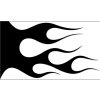 Airbrush šablóna plamene /flames C117