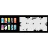Šablona na nechty (airbrush nail art) Fengda  JFH06-101