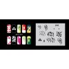 Šablona na nechty (airbrush nail art) Fengda  JFH11-218