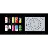 Šablona na nechty (airbrush nail art) Fengda  JFH12-236