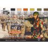 Set kamuflážnych farieb LifeColor CS05 GERMAN WWII UNIFORMS SET2