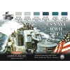 Set kamuflážnych farieb LifeColor CS24 US NAVY WIISET1