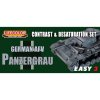 Set kamuflážnych farieb LifeColor MS02 GERMAN AFV PANZERGRAU