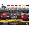 Set dioramatických farieb LifeColor XS04 ORIGINALE DSB FARVER SET2 DSB EPOKE IV