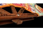 Special lightweight teak construction of the sauna fan