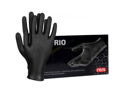 rekawice nitrylowe rnitrio griff reis mocne rekawiczki jednorazowe 50 szt