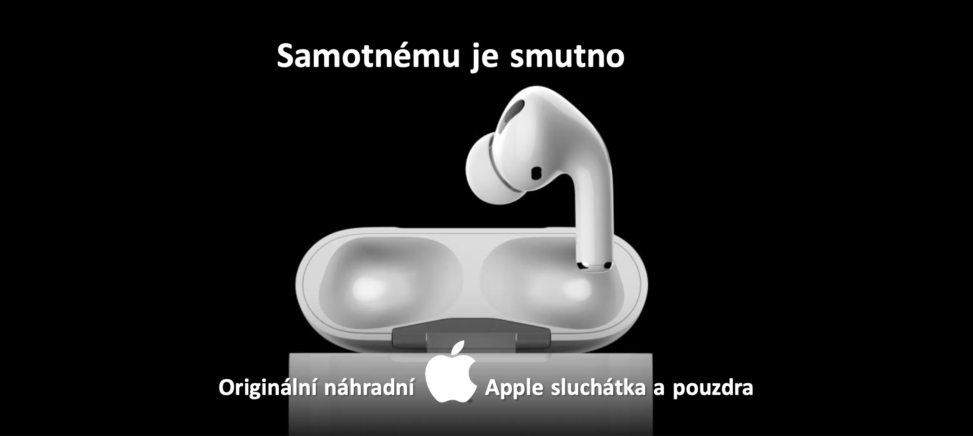 Originální náhradní Apple Airpods sluchátka a pouzdra