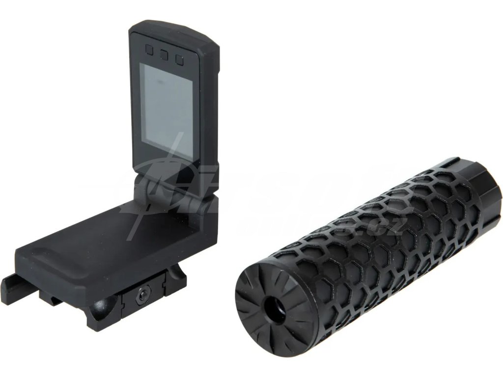 SPE Nasvětlovací tlumič zvuku Tracer s chronometrem a systémem STAGE™, Specna Arms 01