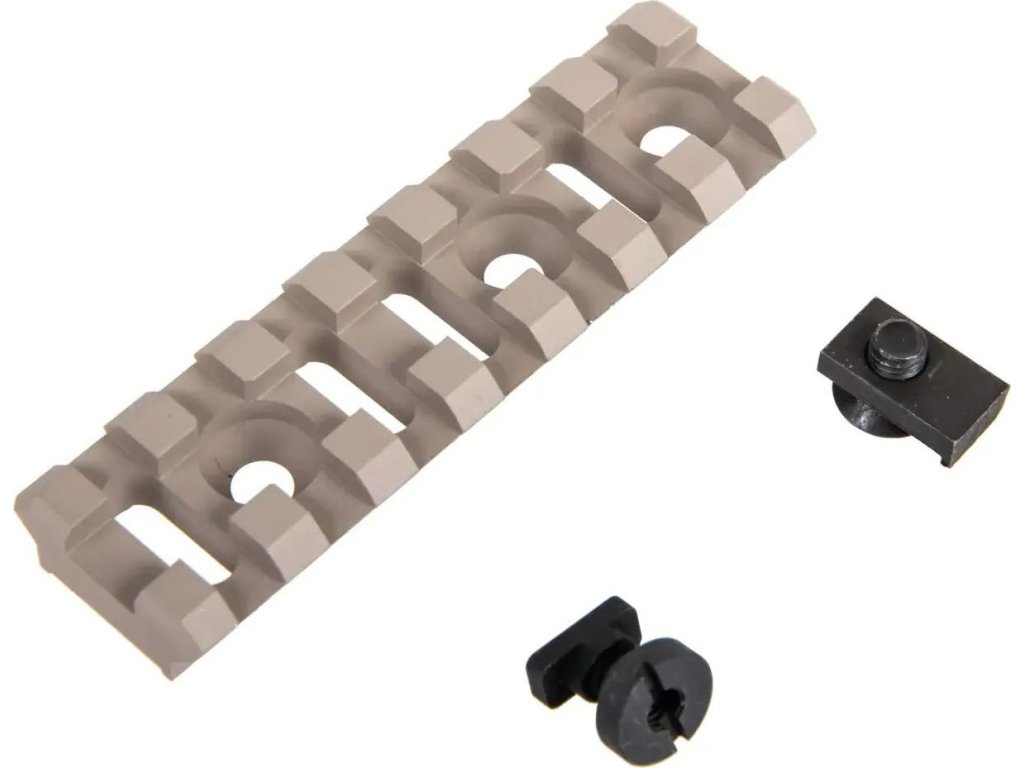 5KU Hliníková RIS lišta 7,5cm B-2U - písková TAN, 5KU 01